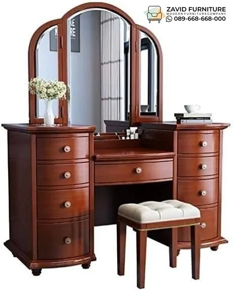 Meja Rias Jati Klasik Blora