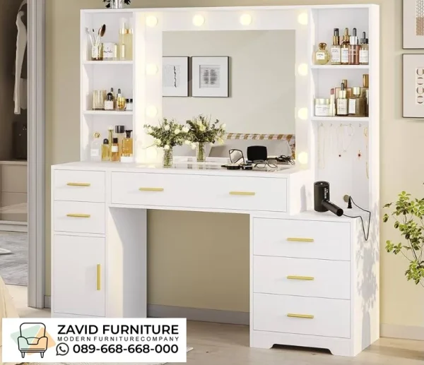 Meja Rias Multidrawer Minimalist Modern