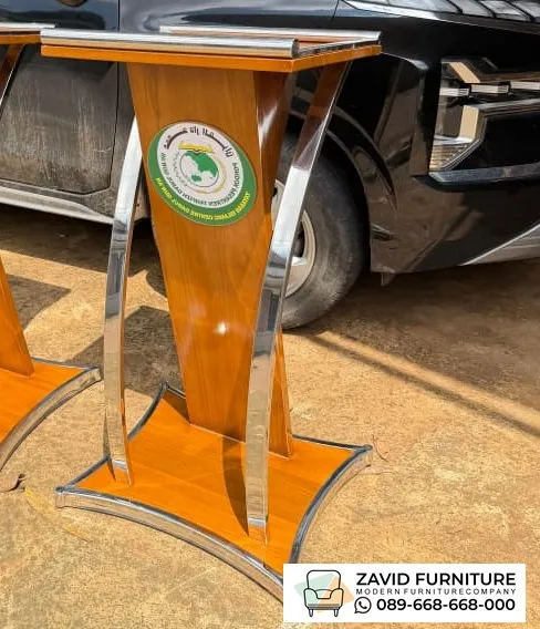 Podium Ceramah Bekasi Stainless Silver