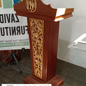 Podium Ceramah Ciamis Ukiran Klasik Podium Ceramah Ciamis Ukiran Klasik