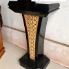 Podium Ceramah Cirebon Warna Hitam elegan