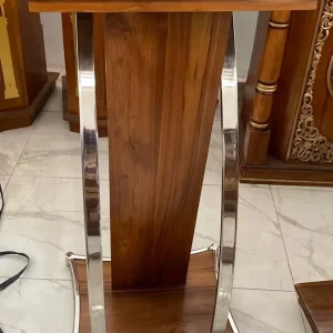 Podium Ceramah Depok Kayu Jati Stainless