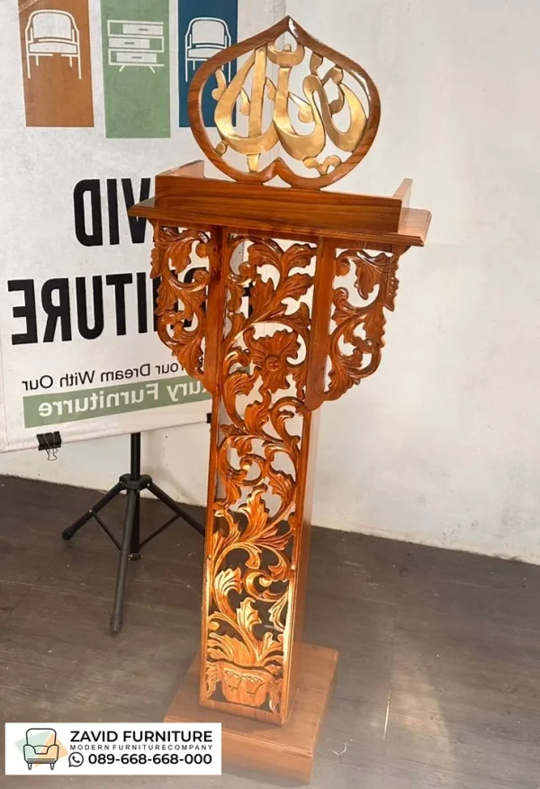 Podium Ceramah Indramayu Motif Kaligraf Podium Ceramah Indramayu Motif Kaligrafi