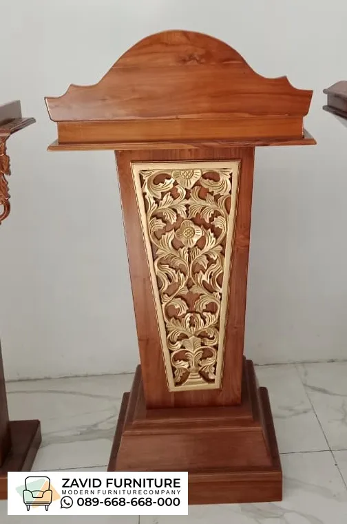 Podium Ceramah Tasilmalaya kayu Jatii Podium Ceramah Tasikmalaya kayu Jati