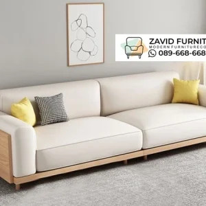Sofa Cushion Ganda Minimalis Rangka Kayu