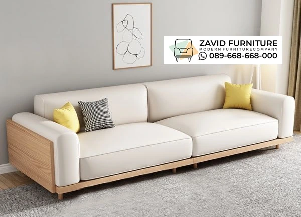 Sofa Cushion Ganda Minimalis Rangka Kayu