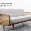 Sofa Kayu Jati Kombinasi Rotan Terbaru