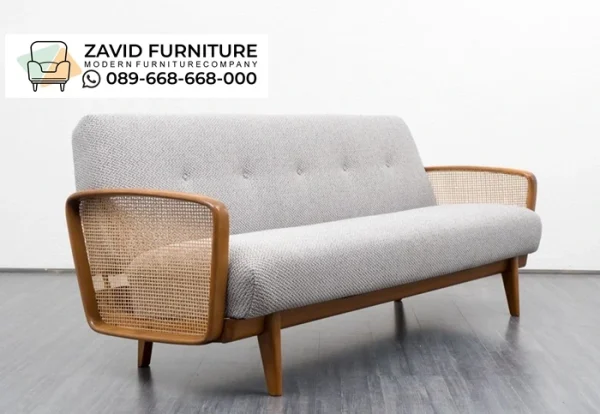 Sofa Kayu Jati Kombinasi Rotan Terbaru