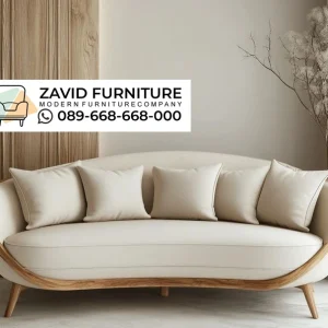 Sofa Lengkung Jati Modern Minimalis Terbaru