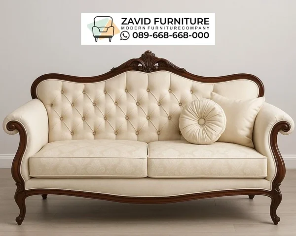 Sofa Tamu Victorian Kayu Jati Ukir Klasik Sofa Tamu Victorian Kayu Jati Ukir Klasik