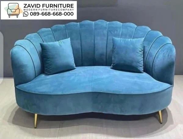 Sofa Velvet Model Kerang Terbaru
