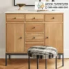 Jual Kabinet Multifungsi Kayu Solid Kaki Besi Jual Kabinet Multifungsi Kayu Solid Kaki Besi