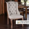 Jual Kursi Makan Royal Klasik Motif Kancing