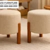 Jual Kursi Stool Bulat Kaki Kayu Solid Jual Kursi Stool Bulat Kaki Kayu Solid