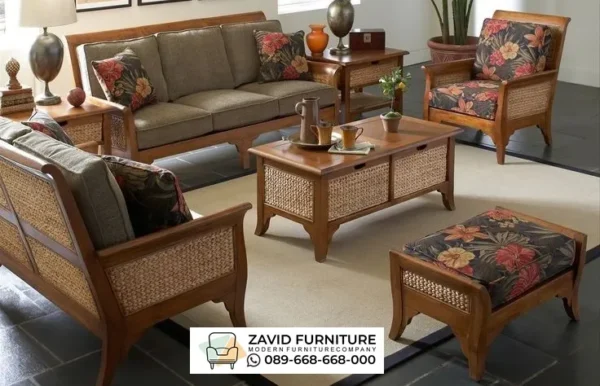 Jual Kursi Tamu Kayu Jati Desain Klasik Indah Pekalongan