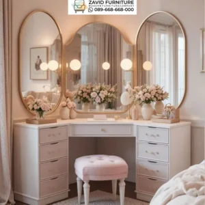 Jual Meja Rias Desain Cantik Kokoh