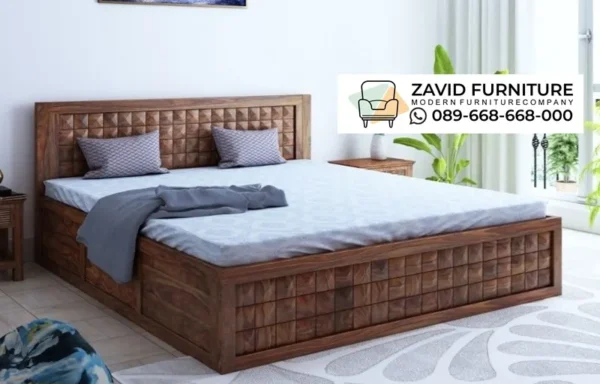 Jual Tempat Tidur Grid Kayu Jati Bangka