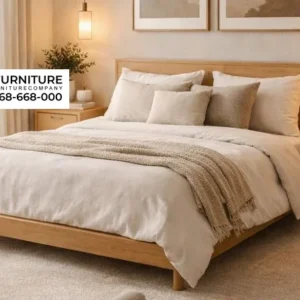 Jual Tempat Tidur Jati Japandi Natural Nunukan