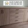 Kabinet Credenza Kayu Modern Penyimpanan Serbaguna
