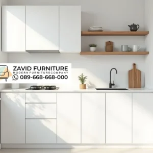 Kitchen Set Minimalis Duco Putih Scandinavian