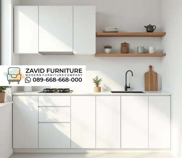 Kitchen Set Minimalis Duco Putih Scandinavian