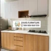 Kitchen Set Panel Kayu Light Tanpa Handle