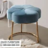 Kursi Stool Bentuk Bunga Kaki Stainless