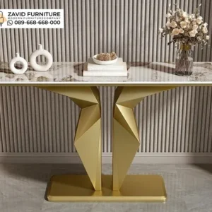 Meja Konsul Kaki Unik Luxury Marmer