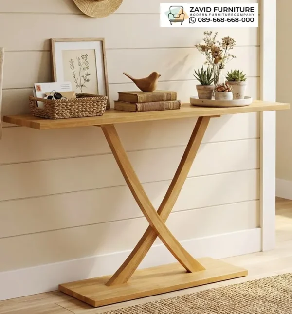 Meja Konsul Kayu Jati Solo Finishing Natural Meja Konsul Kayu Jati Solo Finishing Natural