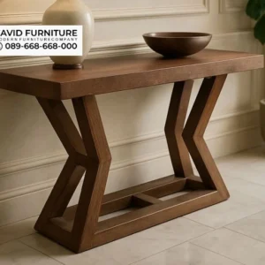 Meja Konsul Zigma Kayu Walnut Wonogiri