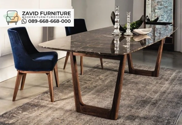 Meja Makan Marmer Emperor Mewah Kontemporer Meja Makan Marmer Emperor Mewah Kontemporer