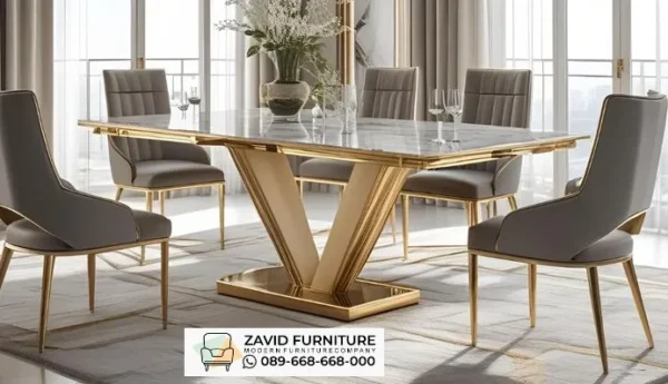 Meja Makan Marmer Mewah Blora