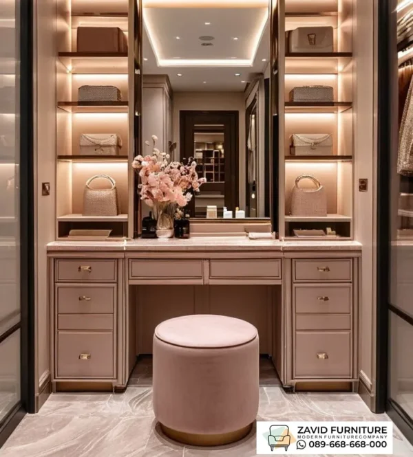 Meja Rias Kayu Minimalis Cocok untuk Interior Modern Meja Rias Kayu Minimalis Cocok untuk Interior Modern