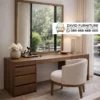 Meja Rias Modern Kayu Jati Minimalis