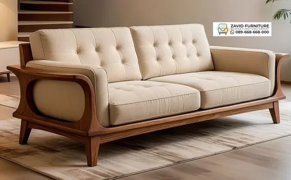 Modern Style Sofa Kayu Kombinasi
