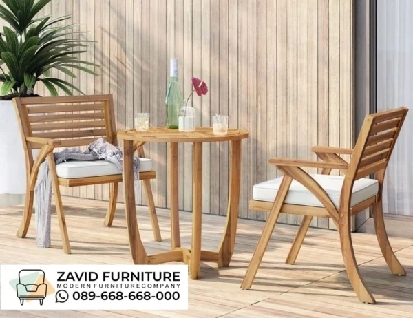 Set Kursi Teras Lengkung Kayu Jati Terbaru