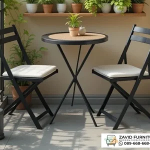 Set Kursi Teras Minimalis Besi Dudukan Busa Terlaris