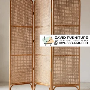 Sketsel Anyaman Rotan Alami 3 Pintu