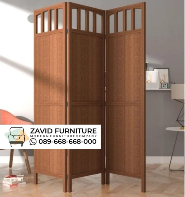 Sketsel Kayu Penyekat Ruangan Minimalis Modern