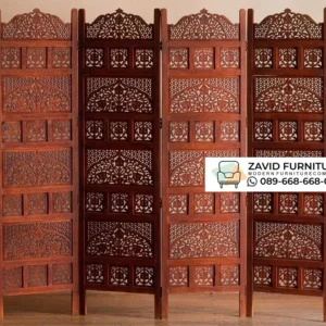 Sketsel Ukir Lipat Kayu Jati Klasik