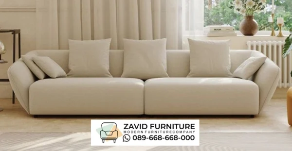 Sofa Awan Lengkung Elegan Modern Minimalis