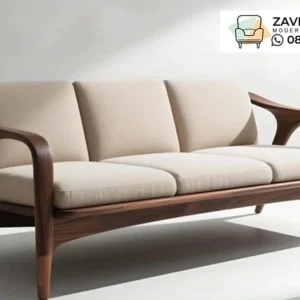 Sofa Kayu Organik Modern Lengkung Klasik Sofa Kayu Organik Modern Lengkung Klasik