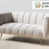 Sofa Lengkung Desain Kontemporer Minimalis