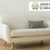 Sofa Loveseat Bouclé Minimalis Skandinavia