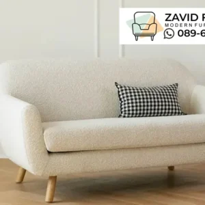Sofa Loveseat Bouclé Minimalis Skandinavia