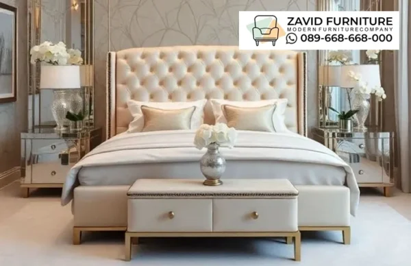 Tempat Tidur Kayu Simple Dempet