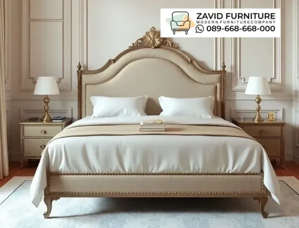 Tempat Tidur Kayu Vintage Guntur