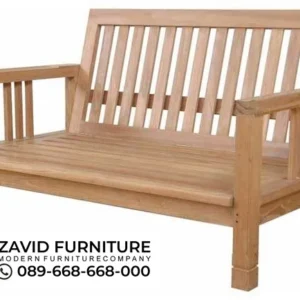 Bangku Jati Desain Garis Minimalis Modern