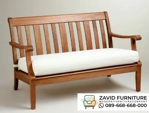 Bangku Jati Sandaran Jari-Jari Bantalan Klasik Bangku Jati Sandaran Jari-Jari Bantalan Klasik