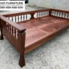 Bangku Santai Ukir Bubut Kayu Jati
